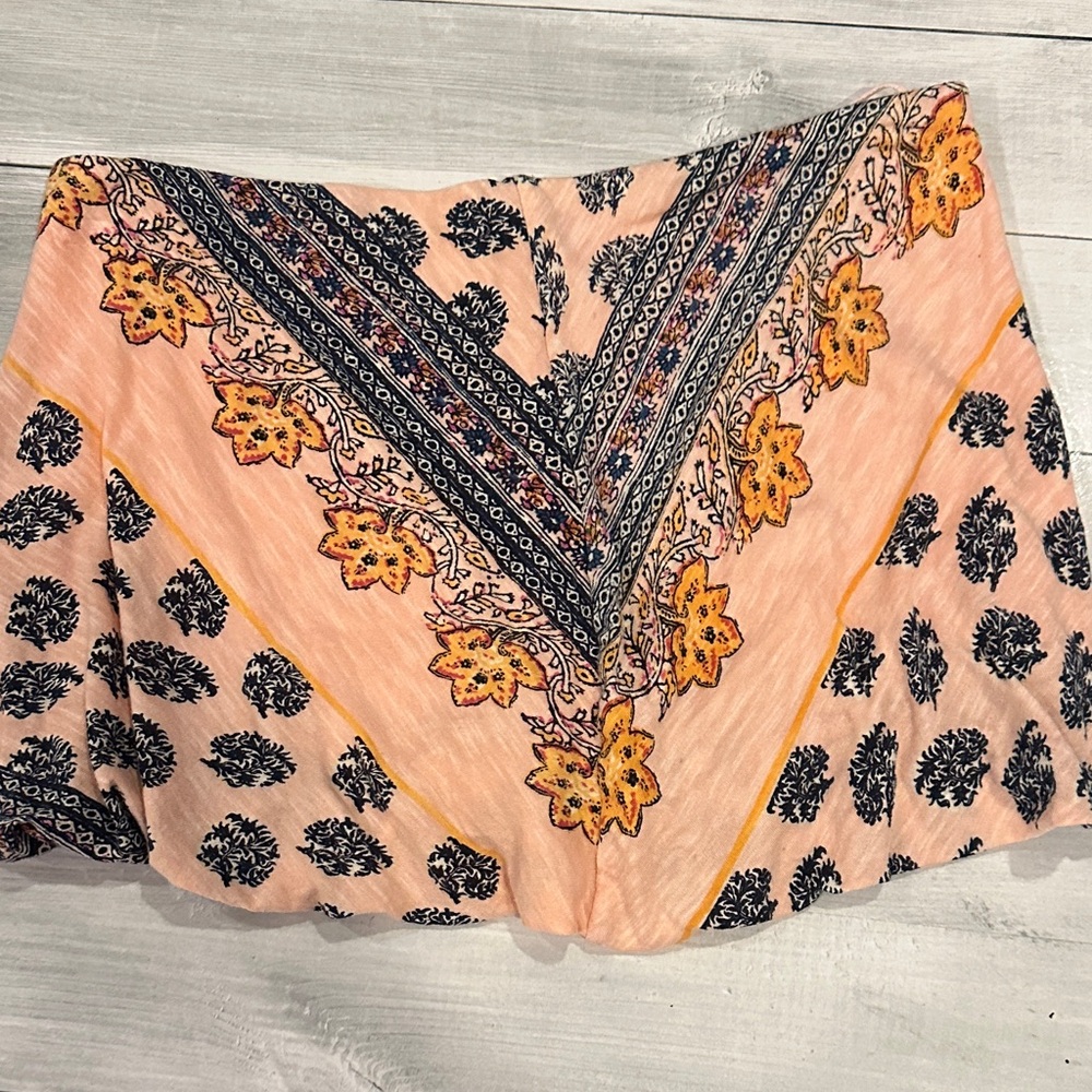 Free People Sz Small Bohemian Mini Skirt